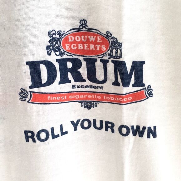 🔃Douwe Egberts Drum Logo Short Sleeve Tee Shirt - Picture 5 of 7